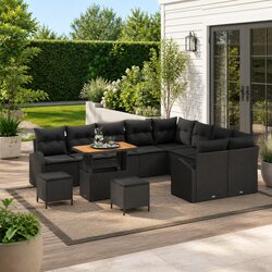 Your Ideal 12-Piece Garden Sofa Set Awaits You