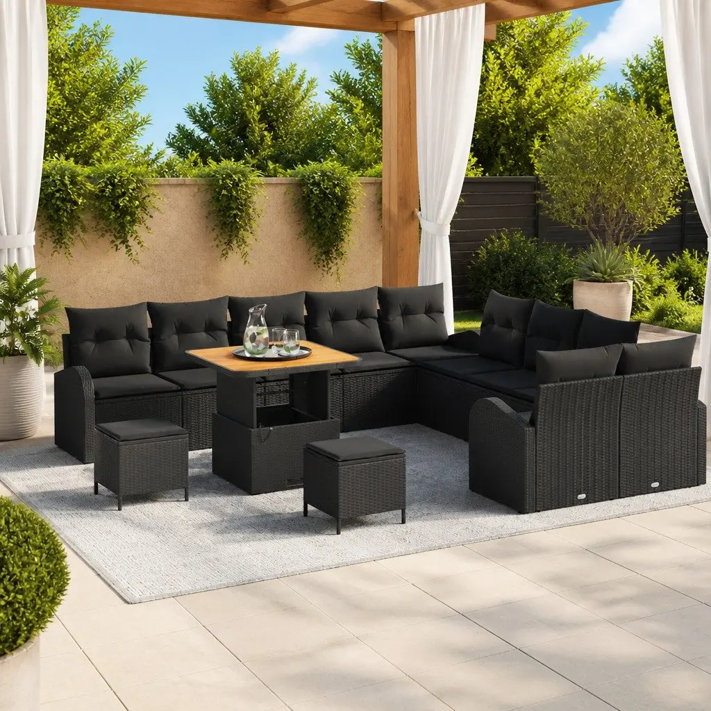 13-Piece Modular Garden Sofa Set for Outdoors