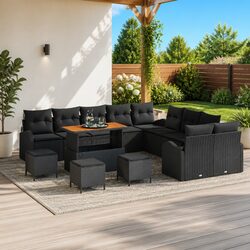 Friendly 14-Piece Outdoor Sofa Set for Relaxation