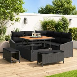 Create Comfort with Our 8 Piece Outdoor Sofa Set