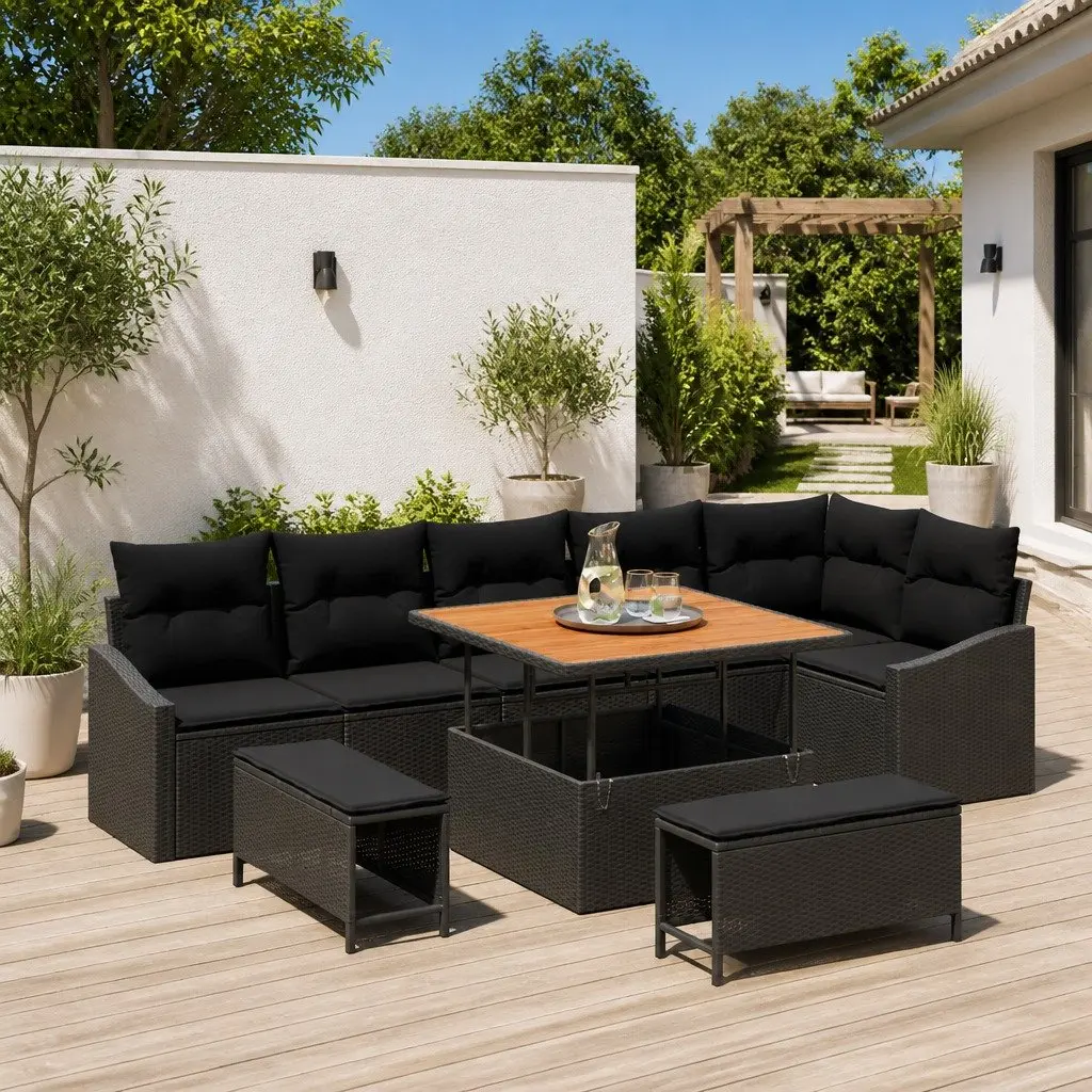 9-Piece Garden Sofa Set