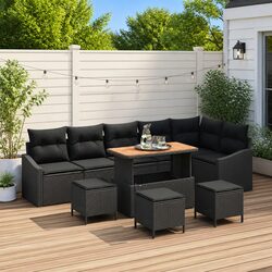 Friendly Modular 10-Piece Sofa Set for Your Outdoors
