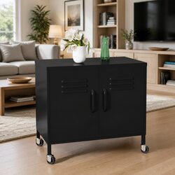 Your Perfect Storage Solution: Steel Cabinet with Wheels
