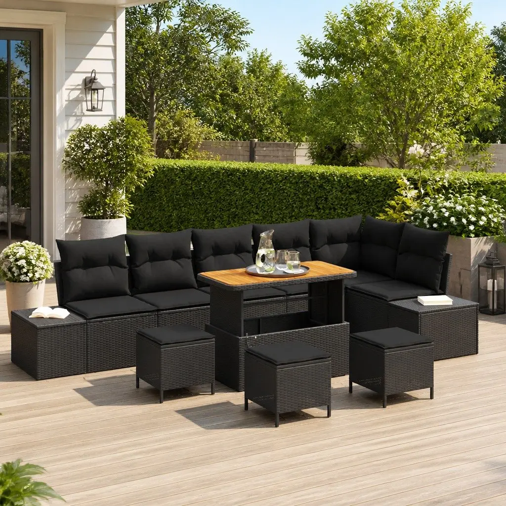 10-Piece Garden Sofa Set for Outdoor Fun