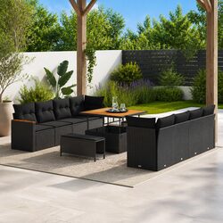 Your Perfect 11-Piece Modular Garden Sofa Set Awaits
