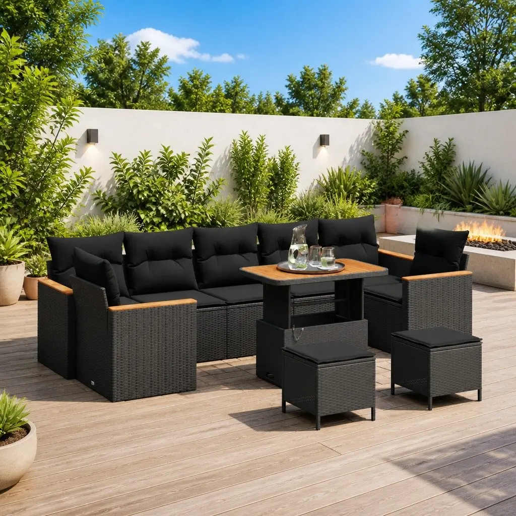 10-Piece Modular Garden Sofa Set