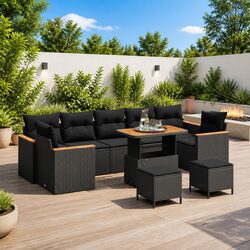Your Ideal 10-Piece Modular Garden Sofa Set Awaits