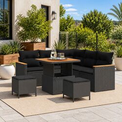 Create Your Perfect Outdoor Space with 8-Piece Sofa Set