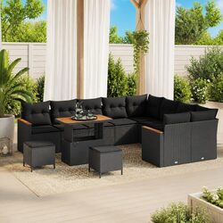 Your Ideal Black Garden Sofa Set: 12 Comfortable Pieces