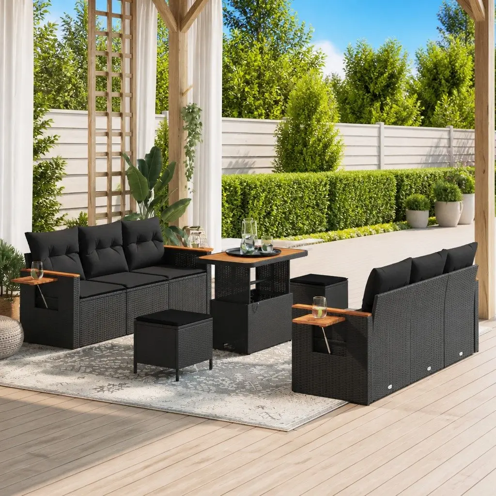 9-Piece Garden Sofa Set