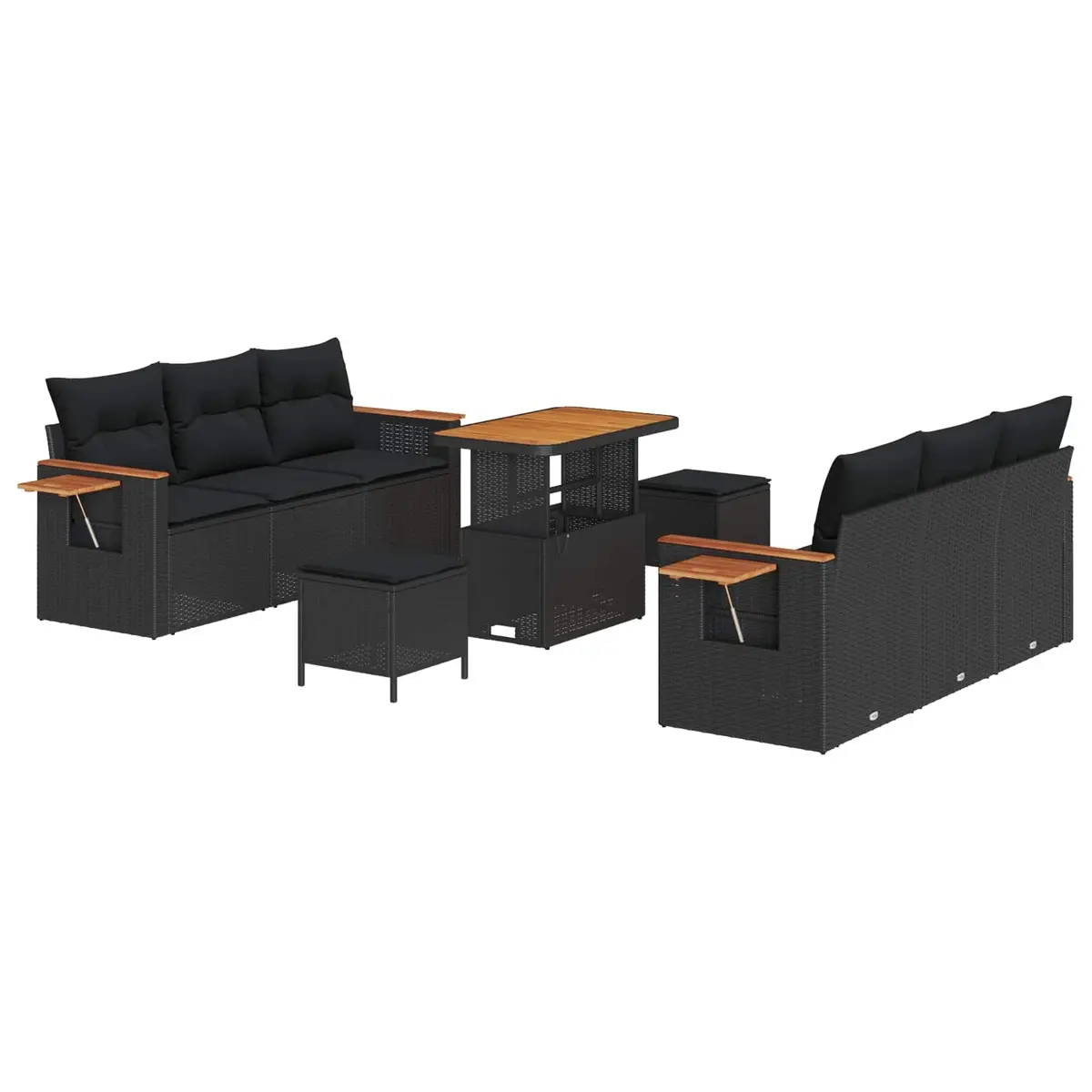 9-Piece Garden Sofa Set