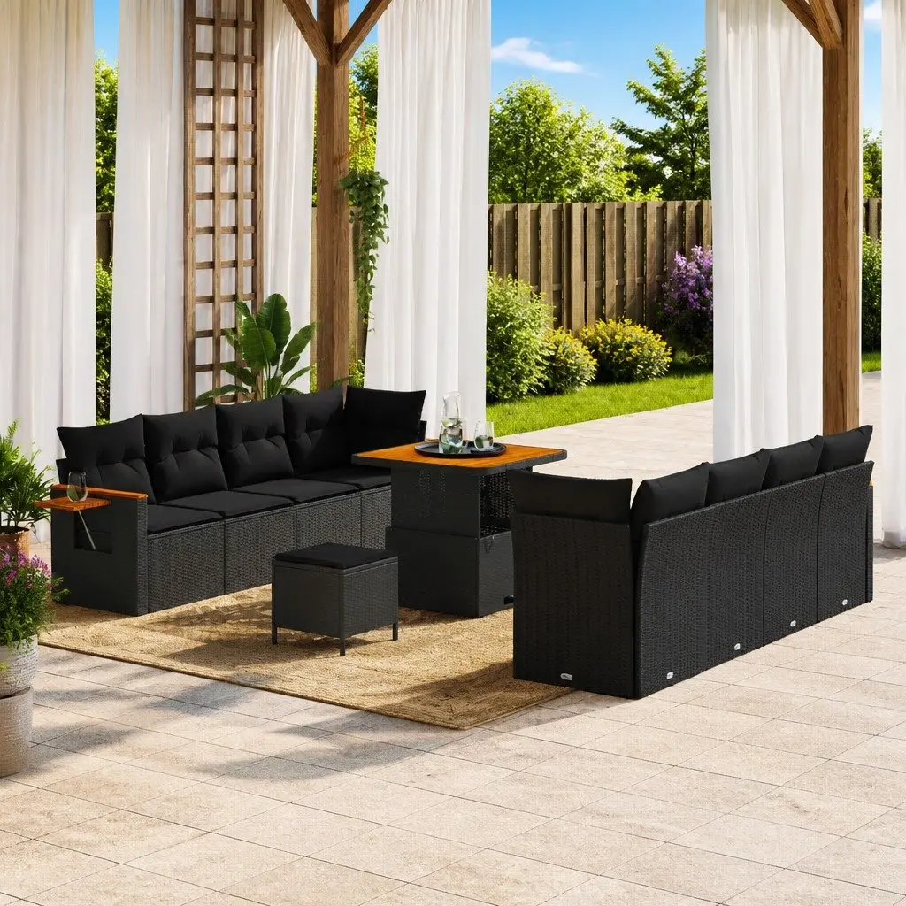 11-Piece Modular Sofa Set for Outdoor Enjoyment