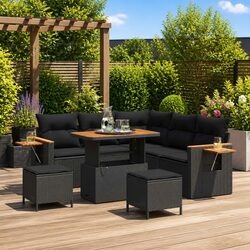 Create Your Perfect Outdoor Oasis with 8-Piece Sofa Set
