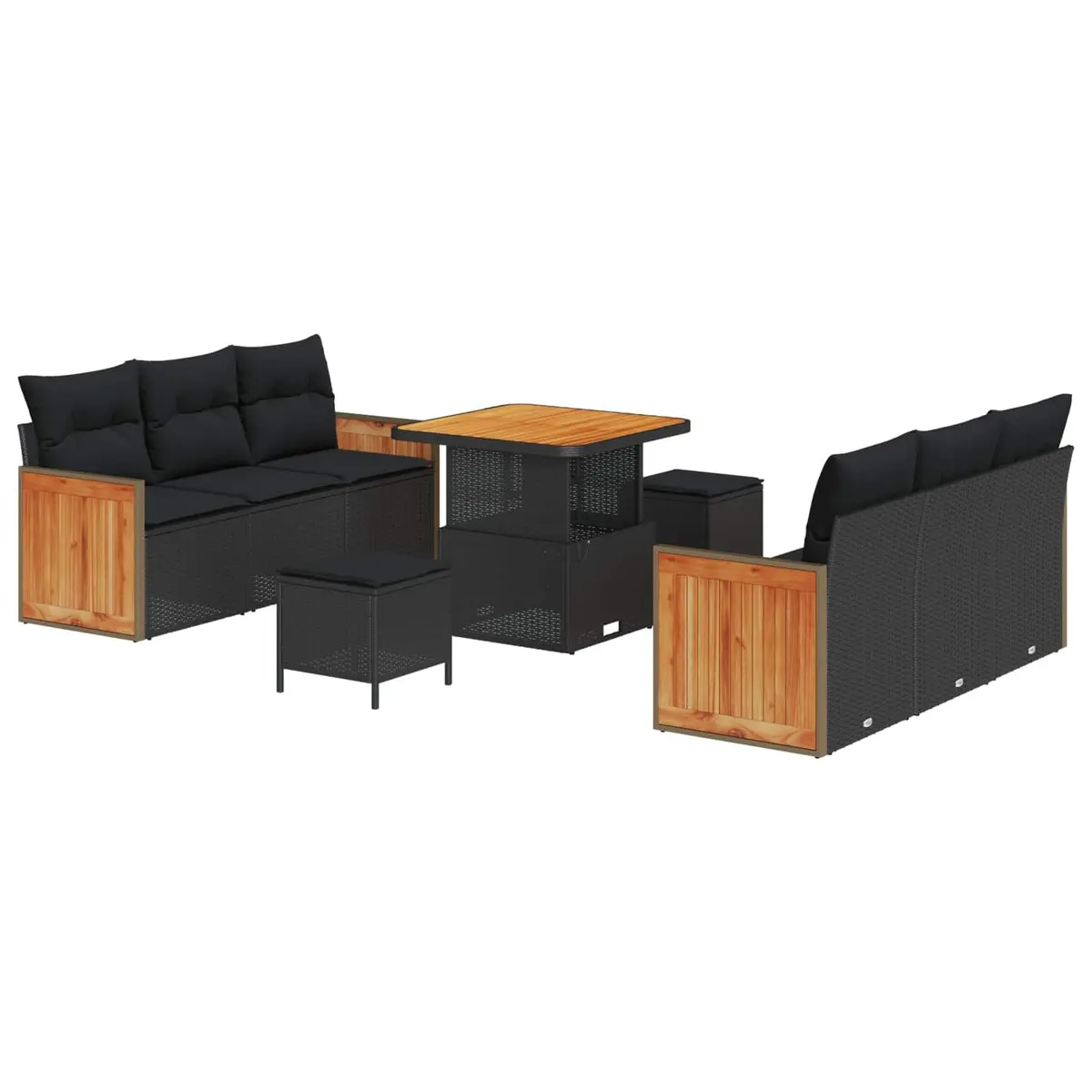9-Piece Garden Sofa Set