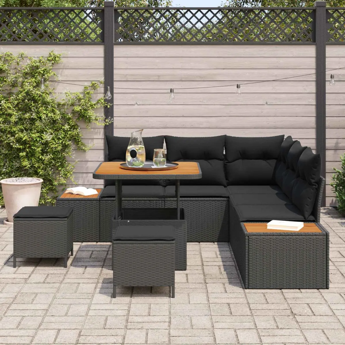 8-Piece Outdoor Sofa Set
