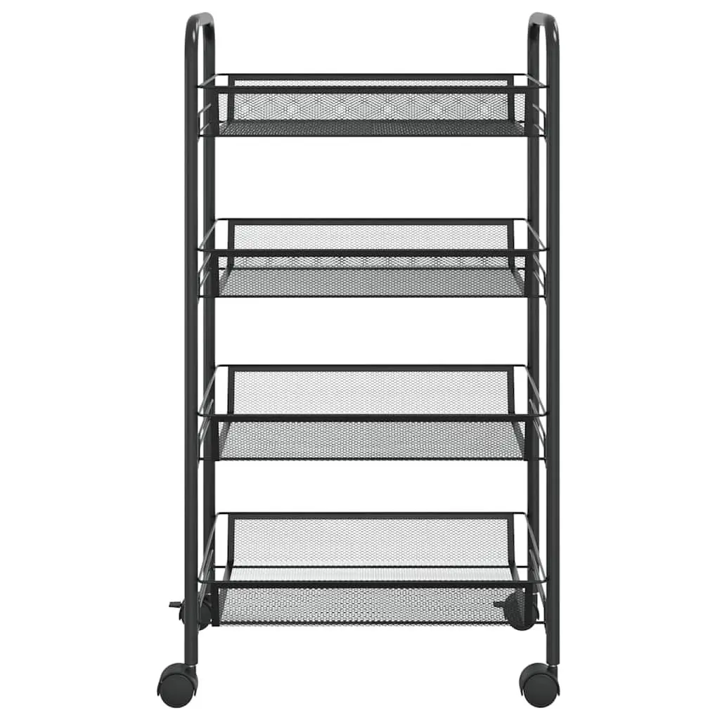 4-Tier Kitchen Trolley for Easy Organization