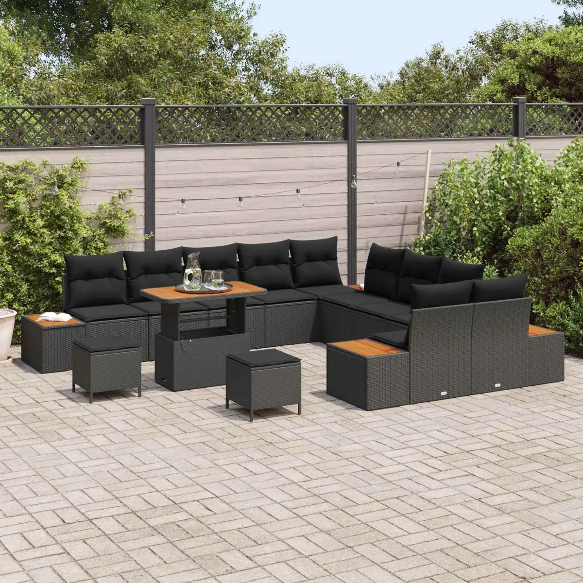 13-Piece Sofa Set for Outdoor Gatherings