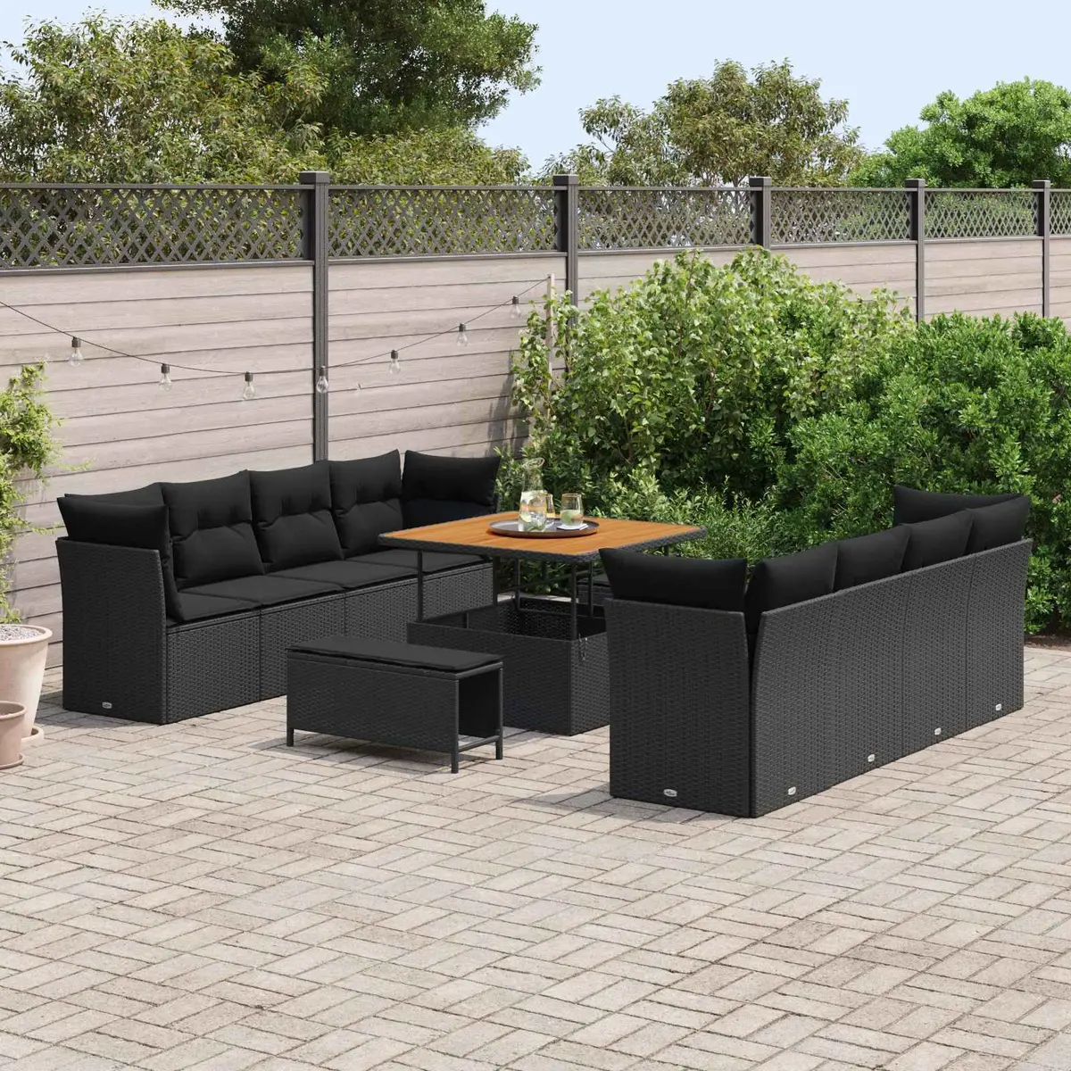 11-Piece Outdoor Sofa Set