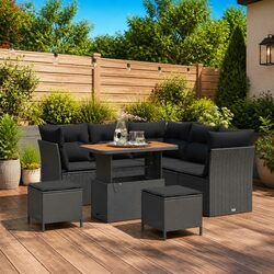 Your Perfect Outdoor Sofa Set: 8-Piece Modular Design