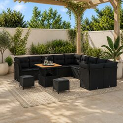 Friendly 13-Piece Modular Outdoor Sofa Set for You