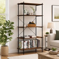 Discover the 5-Tier Black Shelving Unit for Your Space