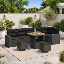 Friendly 11-Piece Modular Sofa Set for Your Outdoor Area