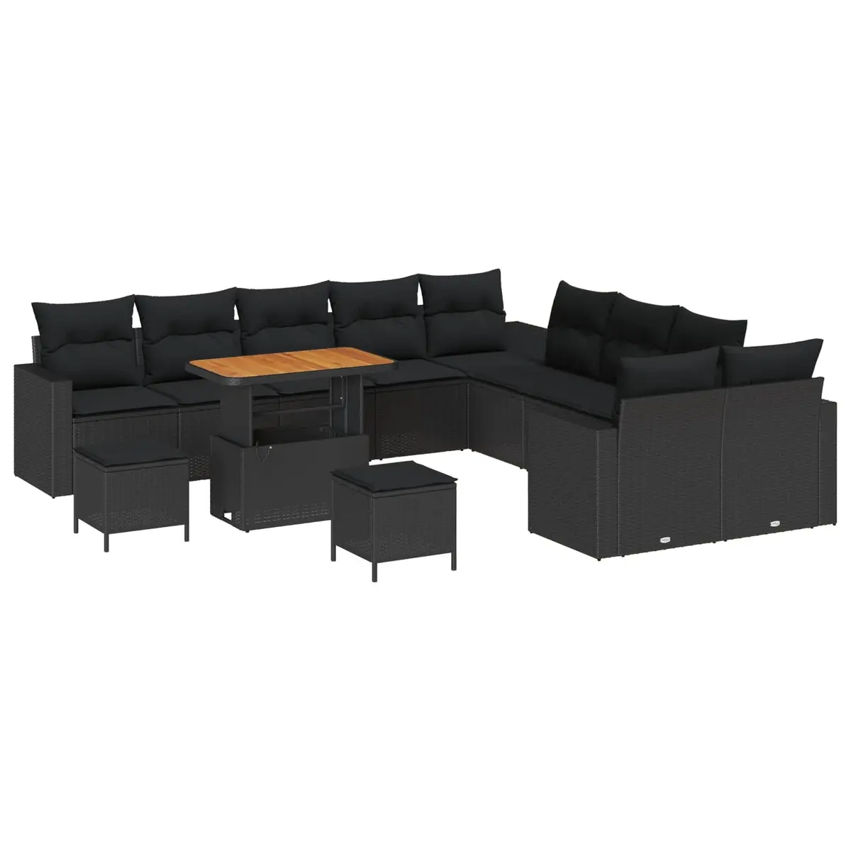 17pc Modular Garden Sofa Set
