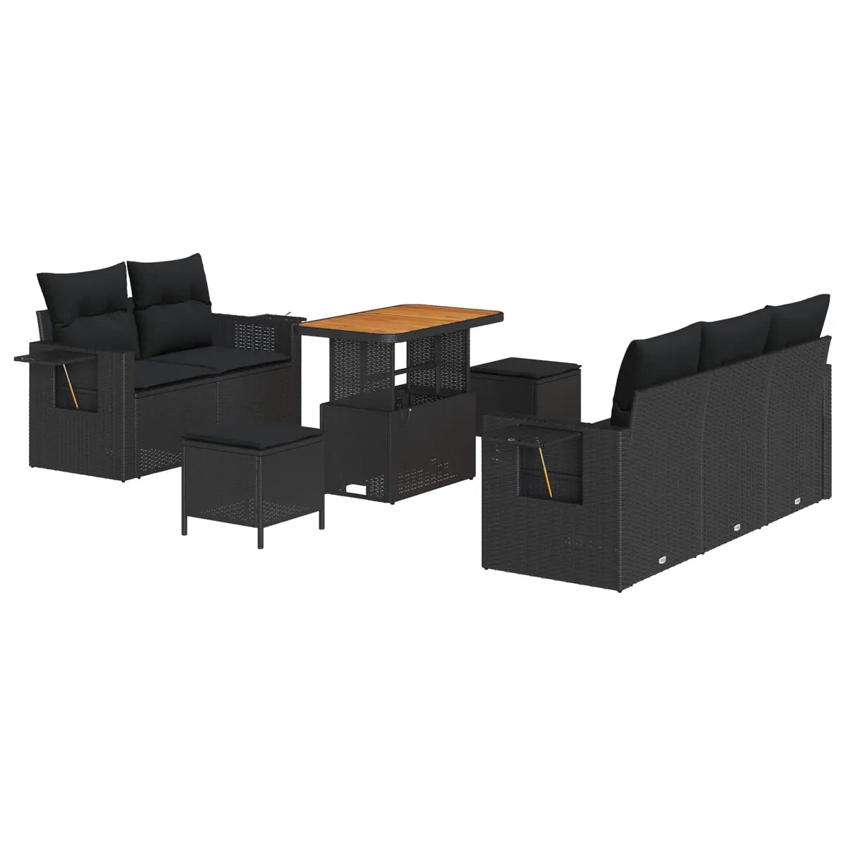 10-Piece Modular Garden Sofa Set