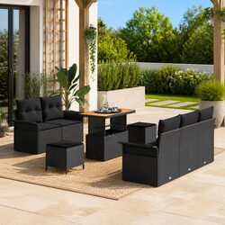 Friendly 8-Piece Garden Sofa Set for Your Outdoors