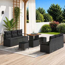 Friendly 9 Piece Outdoor Sofa Set with Storage Solutions