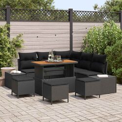 Friendly 9-Piece Outdoor Sofa Set for Your Home