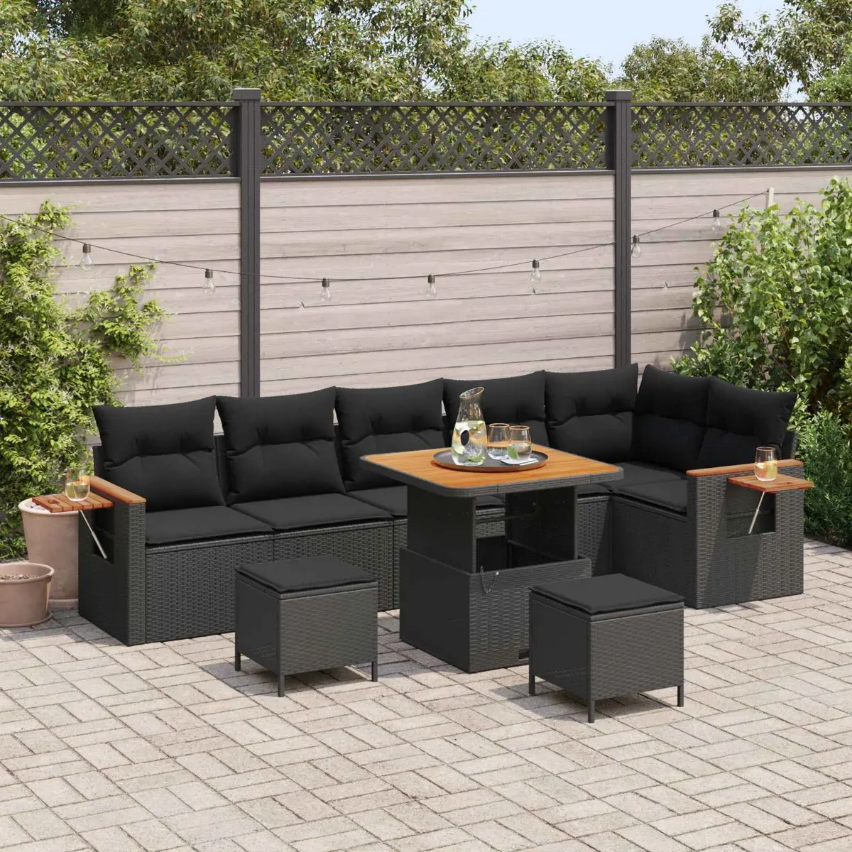 11-Piece Garden Sofa Set