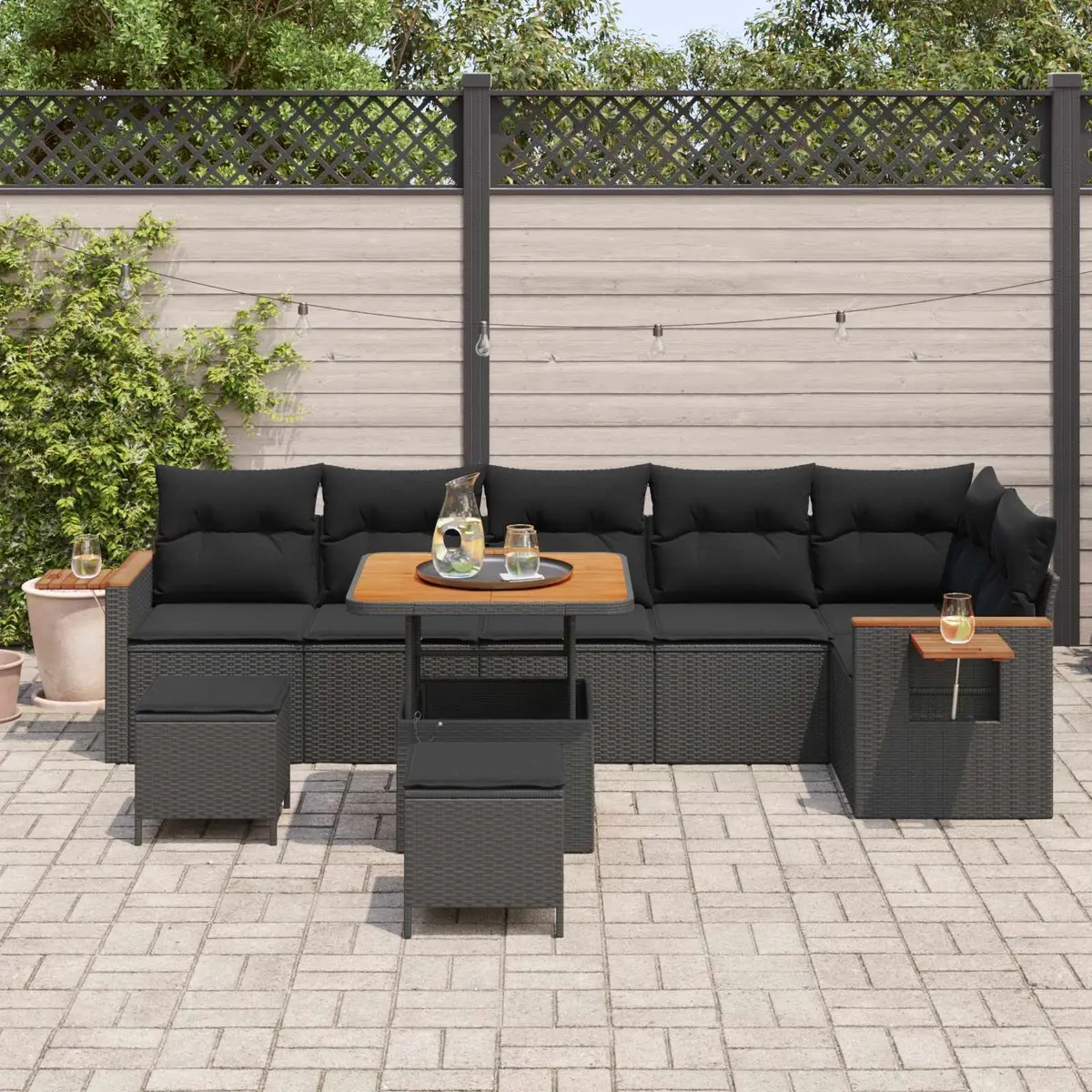 11-Piece Garden Sofa Set