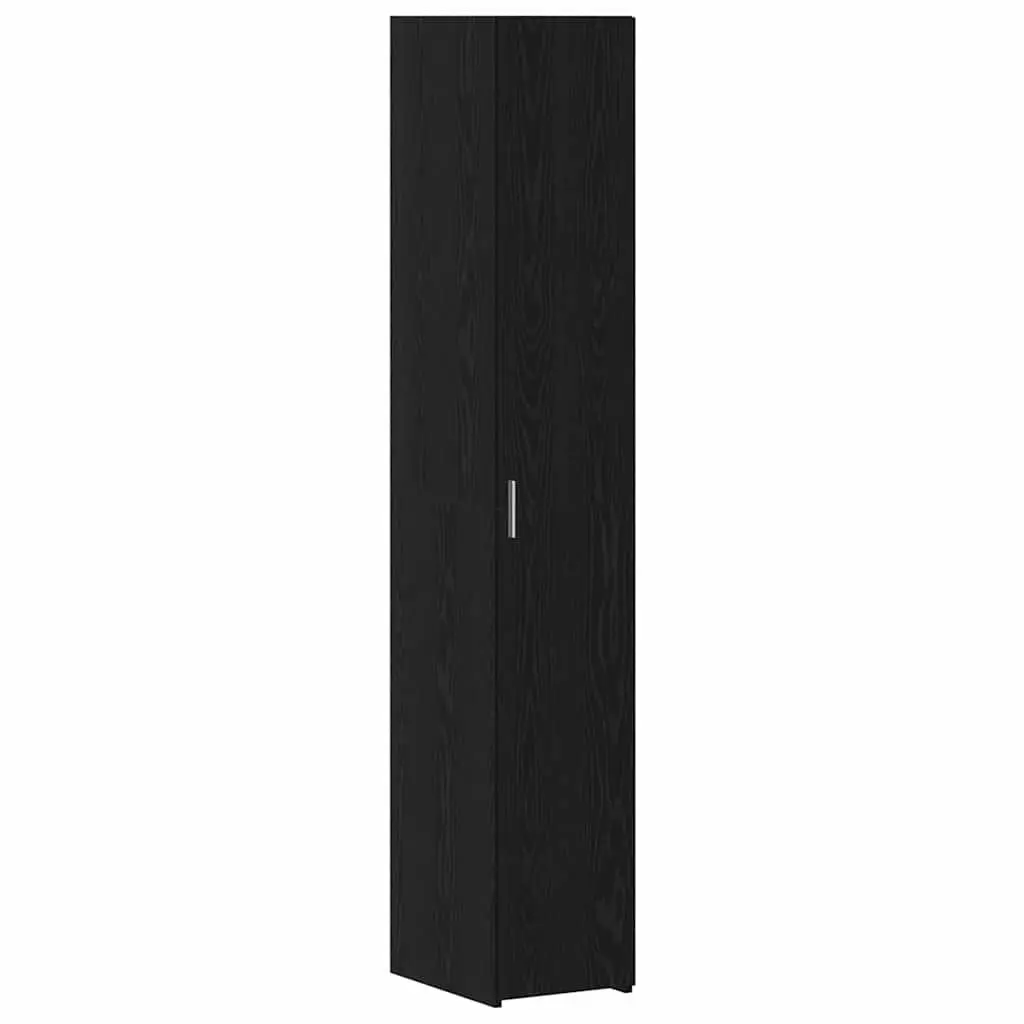 Black Oak Highboard for Organized Living Spaces
