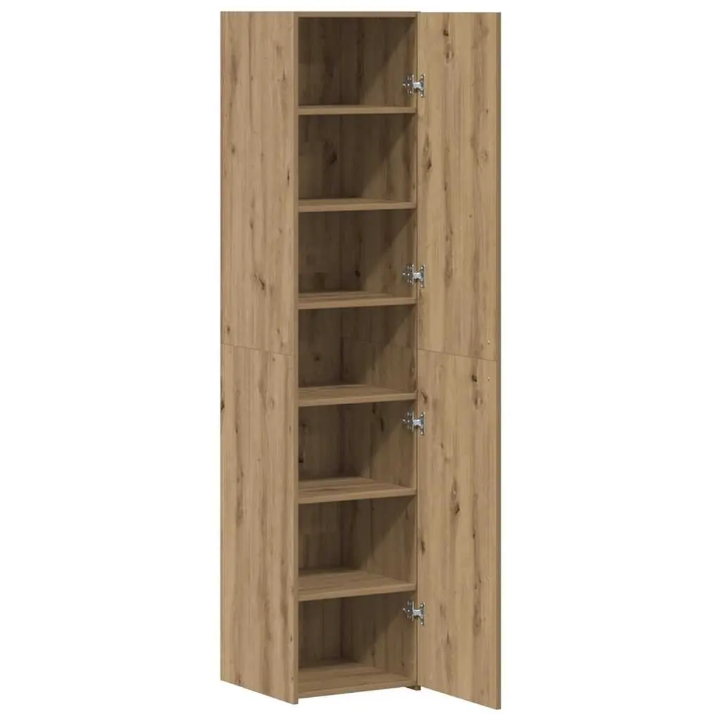 Highboard Engineered Wood Brown Cabinet Modern Minimalist 40 x 42.5 x 185 cm