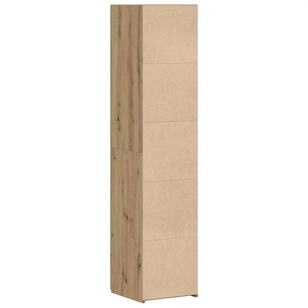 Highboard Engineered Wood Brown Cabinet Modern Minimalist 40 x 42.5 x 185 cm