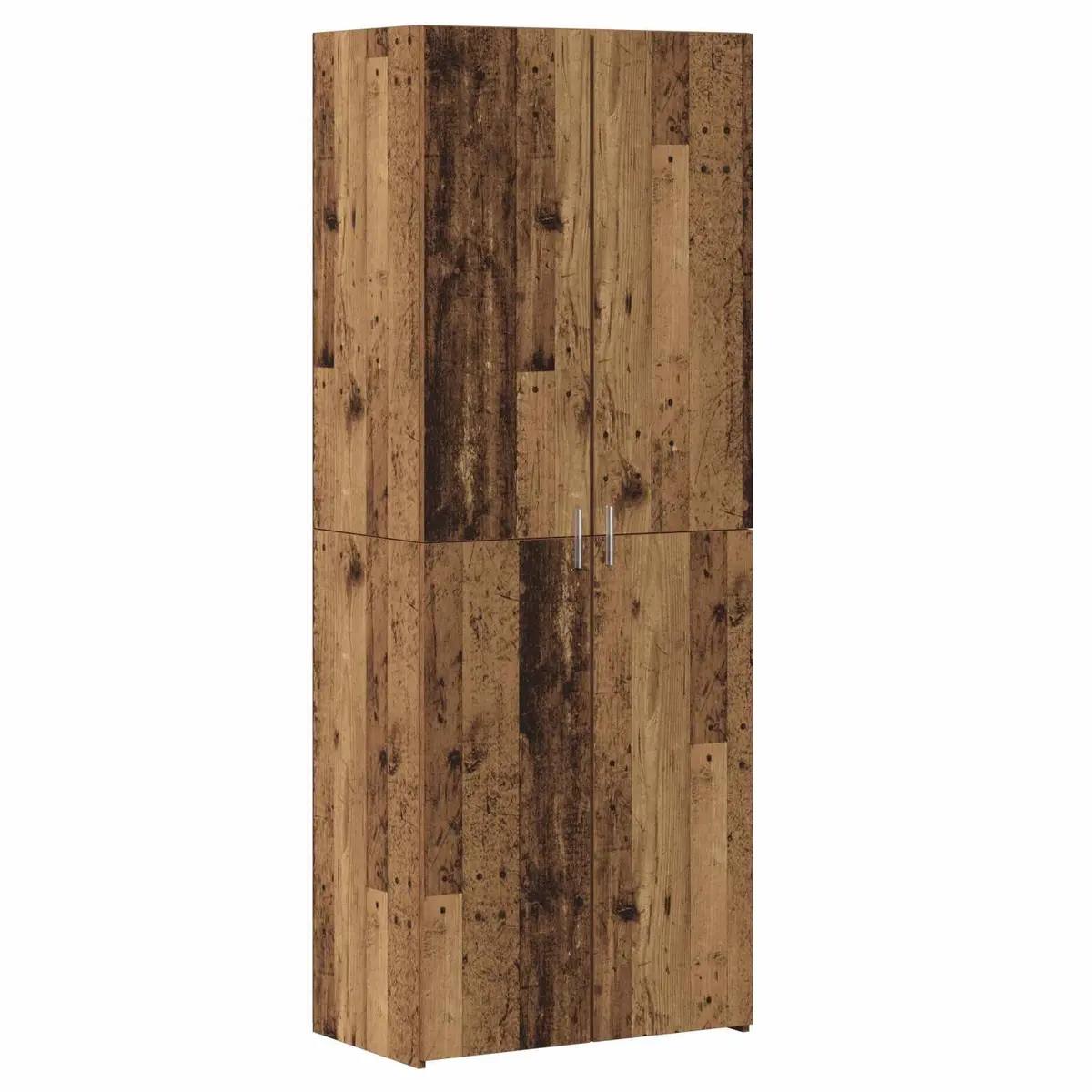 Wooden Buffet Sideboard Cabinet Brown Rustic Dining Room Storage Shelves