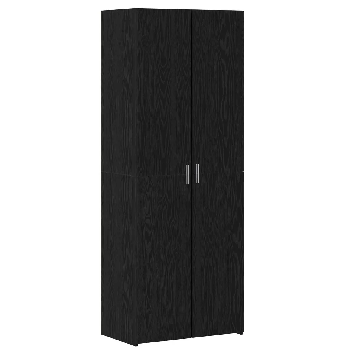 Highboard Buffet Cabinet Rustic Black Oak 70x42.5x185cm