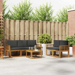 Friendly 6-Piece Modular Sofa Set for Your Garden