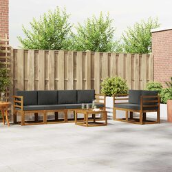 Your Outdoor Oasis: 7-Piece Sofa Set with Cushions