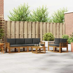 Friendly 7-Piece Outdoor Lounge Sofa Set