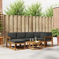Friendly 7-Piece Modular Sofa Set for Your Outdoor Retreat