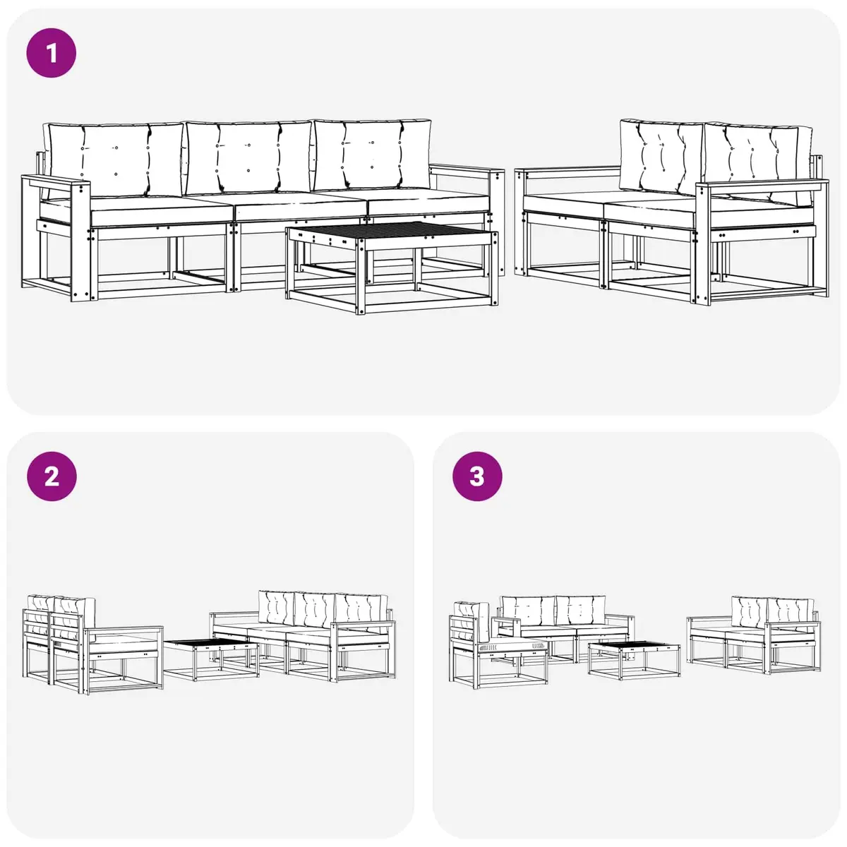 6-Piece Sofa Set