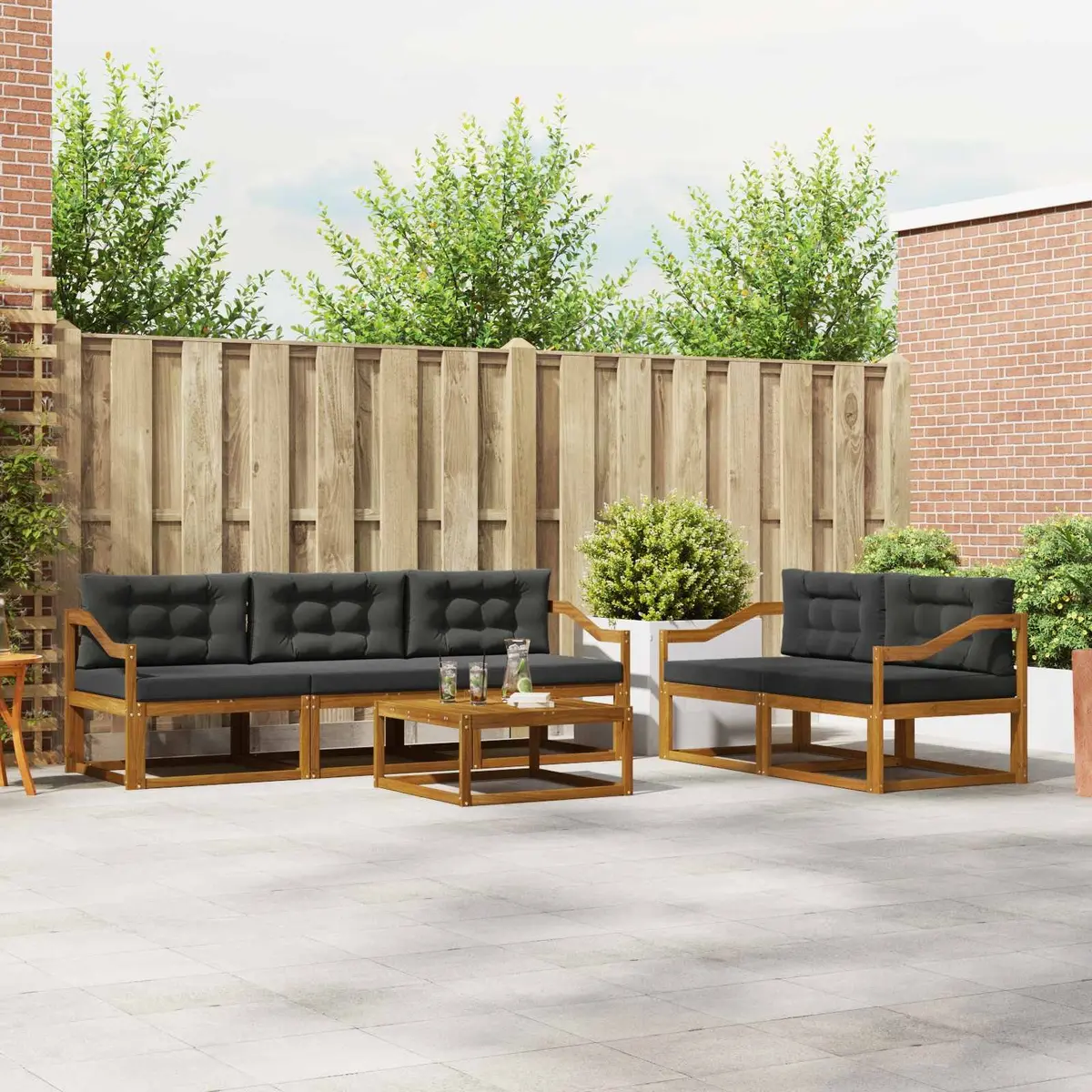 6-Piece Sectional Sofa Set