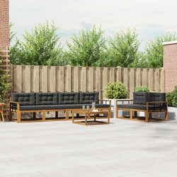 Create Comfort with This 7-Piece Outdoor Sectional Sofa Set