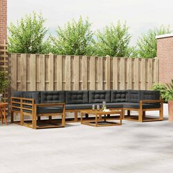 Outdoor Sectional Sofa Set 8 Pieces Garden Patio Furniture Modular Lounge