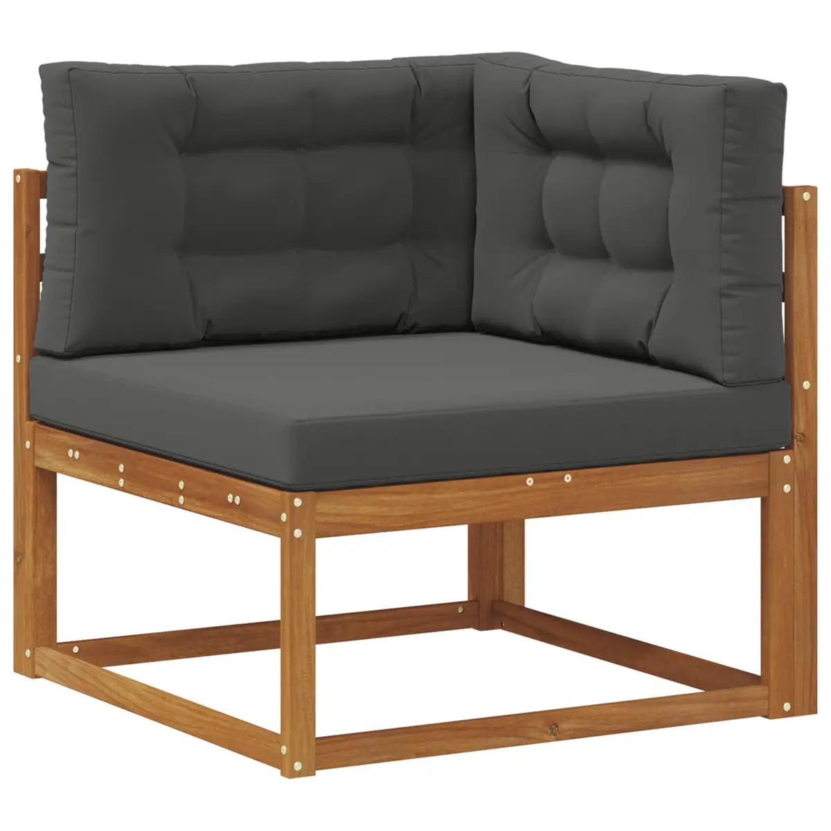 Outdoor Sectional Sofa Set 9 Piece Modular Garden Patio Furniture with Cushions