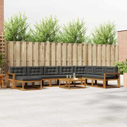 Your New 9-Piece Outdoor Sectional Sofa Set Awaits