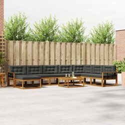 Make Your Outdoor Area Inviting with This 9-Piece Sofa Set
