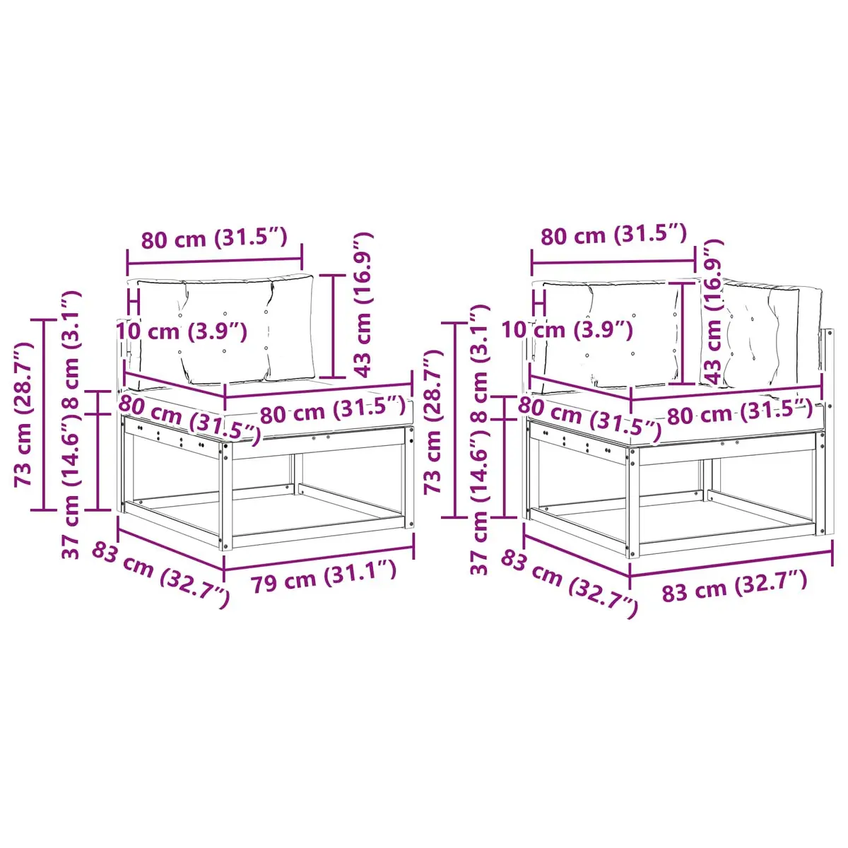 Outdoor Sofa Set for Gatherings